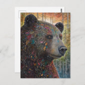 Carte Postale L'ours (Devant / Derrière)