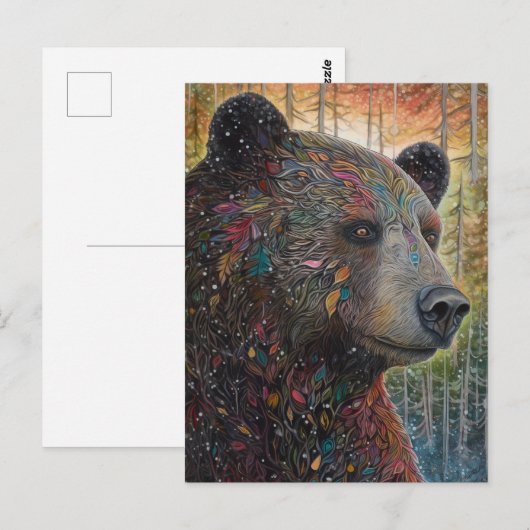 Carte Postale L'ours (Devant / Derrière)