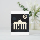 Carte Postale L'Ours de Berlin (Debout devant)