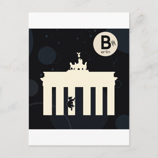 Carte Postale L'Ours de Berlin (Devant)