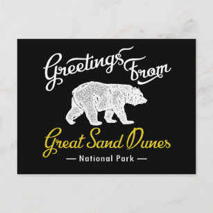 Carte Postale L'ours du parc national des Dunes de sable