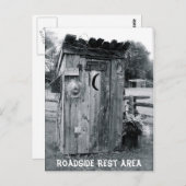 Carte Postale "L'Outhouse" (Devant / Derrière)
