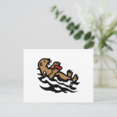 Carte Postale Loutre de mer (Debout devant)