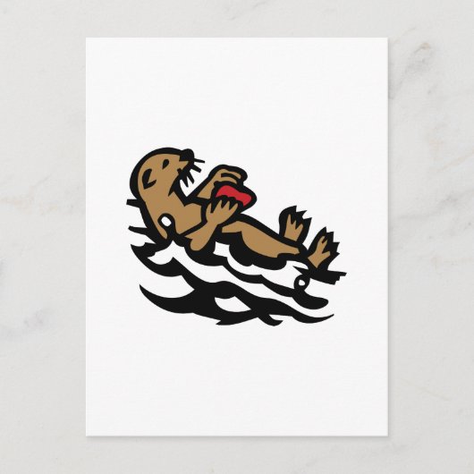 Carte Postale Loutre de mer (Devant)