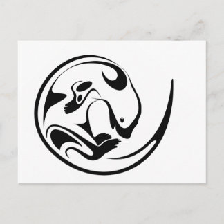 Carte Postale Loutre espiègle