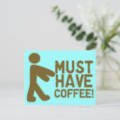 Carte Postale Louveur de café (Debout devant)