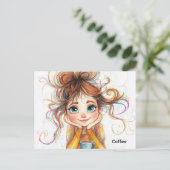 Carte Postale Louveur de café (Debout devant)