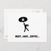 Carte Postale Louveur de café (Devant / Derrière)