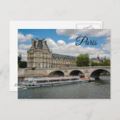 Carte Postale Louvre Museum in Paris (Devant / Derrière)