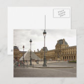 Carte Postale Louvre. Paris, France (Devant / Derrière)