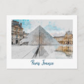 Carte postale Louvre Paris - Voyage Vintage Retro (Devant)