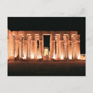 Carte Postale Louxor, Egypte, Temple de Louxor Pillars Hall Monu