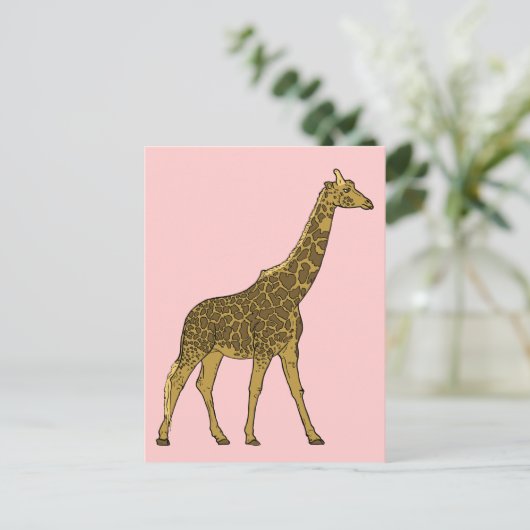 Carte Postale Lovable Giraffe (Debout devant)