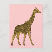 Carte Postale Lovable Giraffe (Devant)