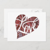 Carte postale Love (Devant / Derrière)