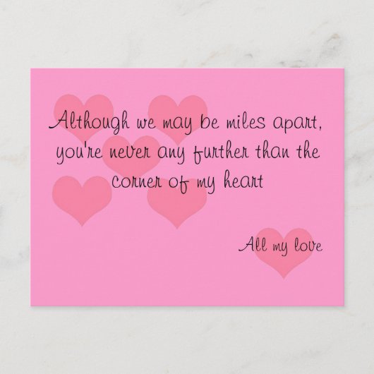 Carte postale Love (Devant)