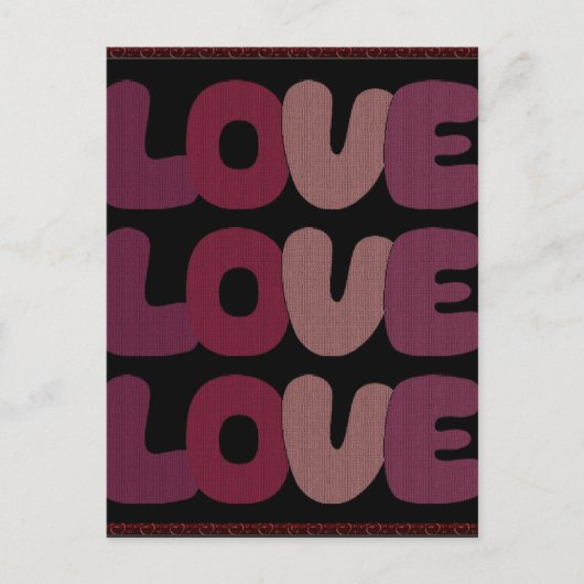 Carte postale Love (Devant)