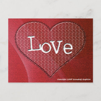 Carte postale Love