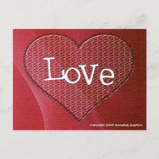 Carte postale Love (Devant)