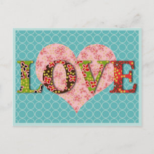 Carte postale Love