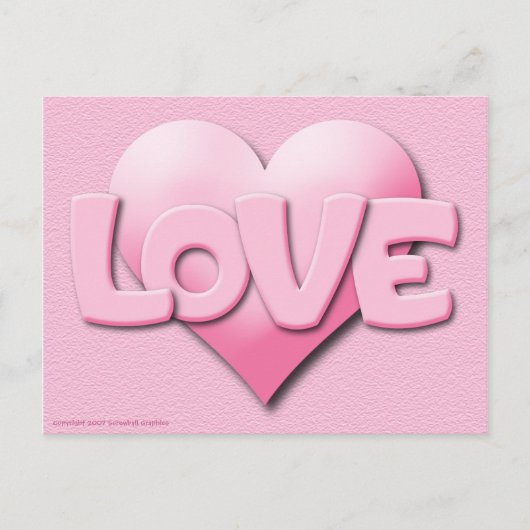 Carte postale Love (Devant)