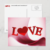 Carte postale Love (Devant / Derrière)