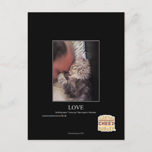 Carte Postale Love (Devant)