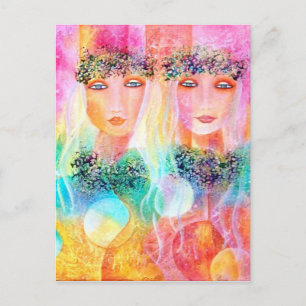 Carte Postale Love and Aloha Postcard