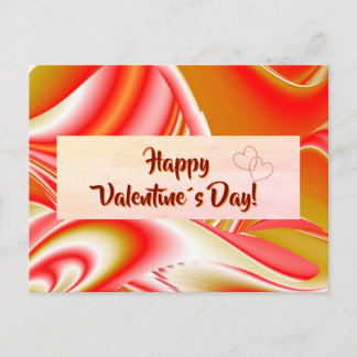 Carte Postale Love and Gold Abstrait 3D Rainbowart