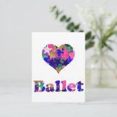 Carte Postale Love Ballet (Debout devant)