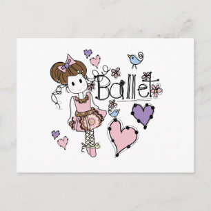 Carte Postale Love Ballet