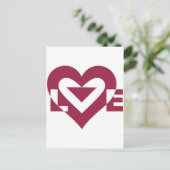 Carte Postale Love Berry Purple (Debout devant)