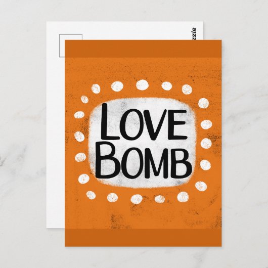 Carte postale Love Bomb (Devant / Derrière)