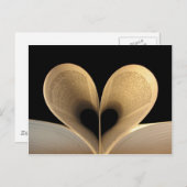 Carte Postale Love Book Reading (Devant / Derrière)