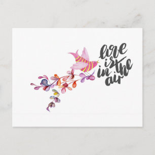 Carte Postale Love Branch Bird