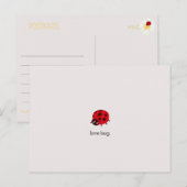 Carte postale Love Bug (Devant / Derrière)