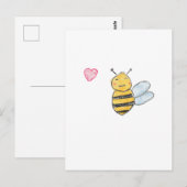 Carte Postale Love Bumblebee (Devant / Derrière)
