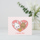 Carte Postale Love Bunnies (Debout devant)