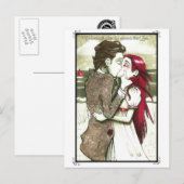 Carte Postale Love Card Edgar Allan Poe citation (Devant / Derrière)