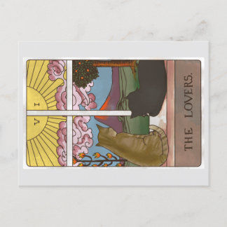 Carte postale Love Cat Tarot Card