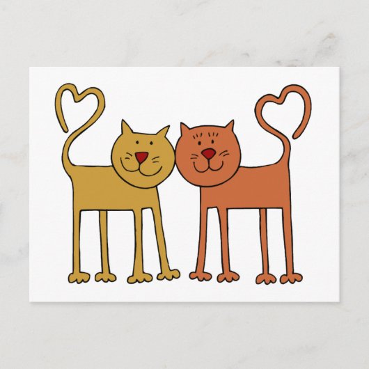 Carte Postale Love Cats (Devant)