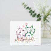 Carte Postale Love Cats (Debout devant)