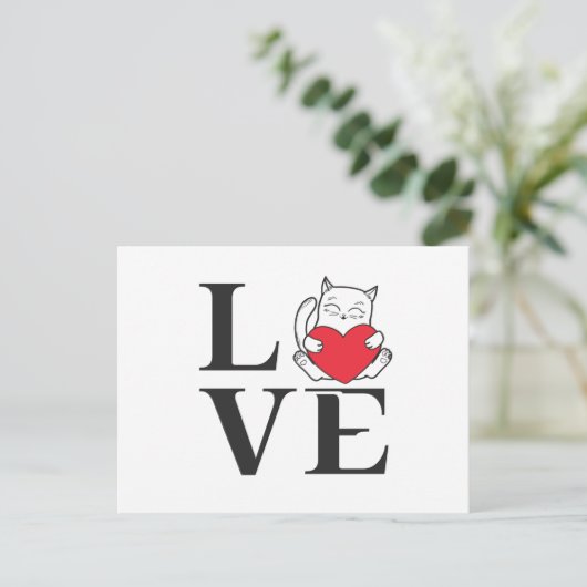Carte Postale Love Cats (Debout devant)