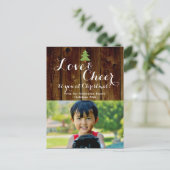 Carte postale Love/Cheer Christmas Holiday (Debout devant)