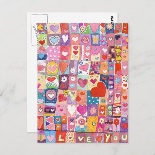 Carte postale Love Daze (Devant / Derrière)