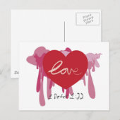 Carte postale "Love Deeply" (Devant / Derrière)