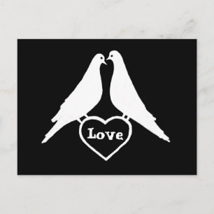 Carte Postale Love Doves