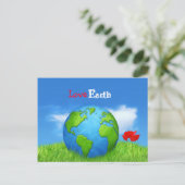 Carte postale Love Earth (Debout devant)