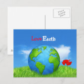 Carte postale Love Earth (Devant / Derrière)