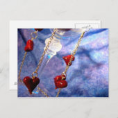 Carte Postale Love et Gold Dangles (Devant / Derrière)